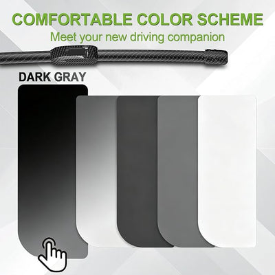 OEM QUALITY 26" + 18" PARRATI Carbon Fiber Windshield Wiper Blades, Dark Gray All Season Durable Replacement Wipers,Quiet Smooth Streak-Free Wipe (Set of 2)