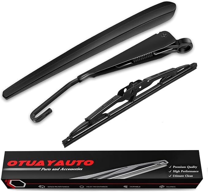 OTUAYAUTO Rear Wiper Arm Blade Set - Replacement for GMC Terrain 2018-2023, Chevrolet Equinox 18-23, Bolt EV EUV,Blazer 19-23, Buick Envision 2014-2020 22759638 Back windshield wiper