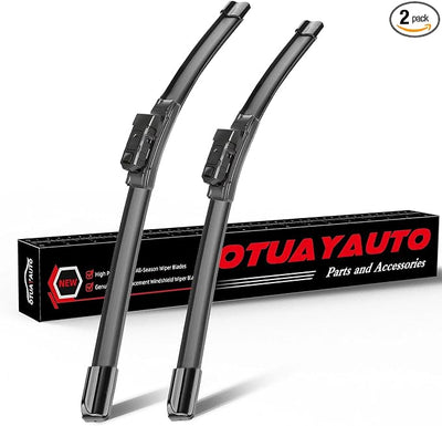 OTUAYAUTO 24"+19" Windshield Wipers Replacement for VW Volkswagen Jetta 2011-2023 Passat 2012-2018 CC 2013-2017 Top Lock Front Window Wiper Blades (Pack of 2)