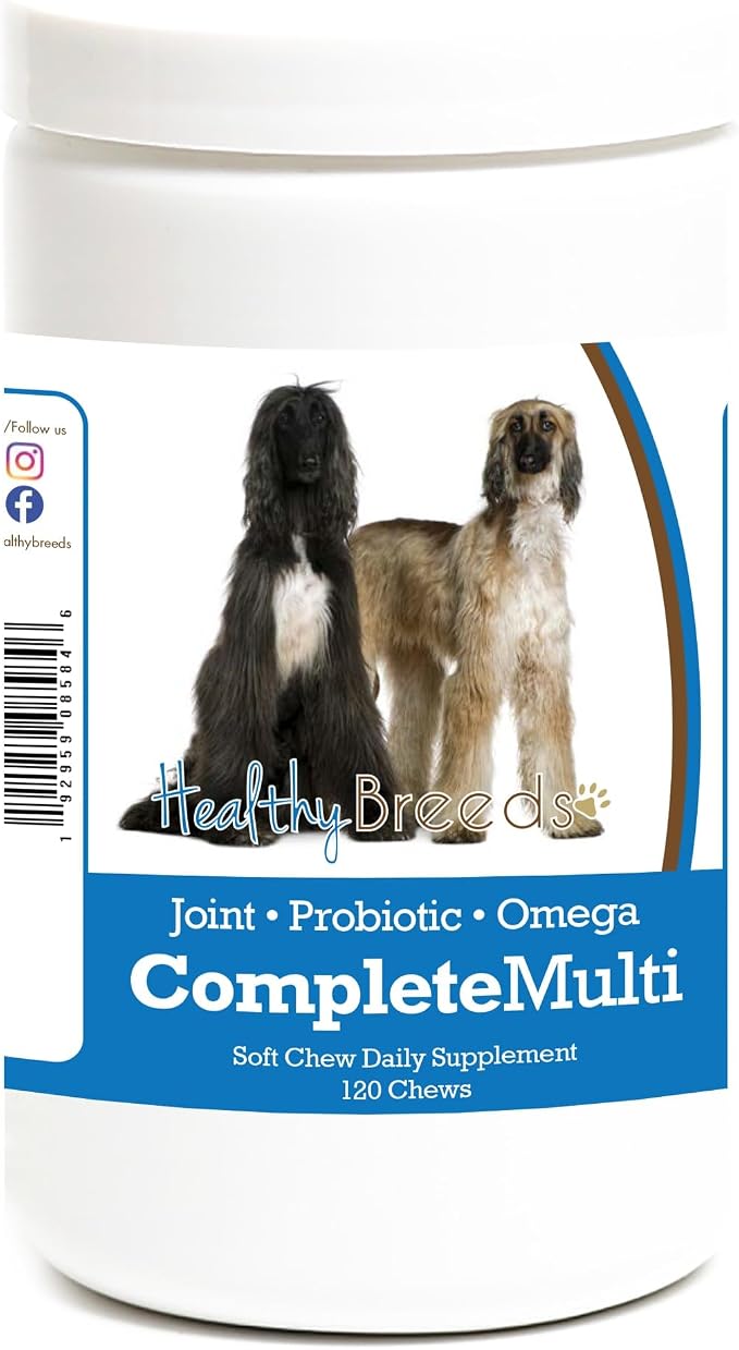 Afghan Hound All in One Multivitamin Soft Chew 120 Count