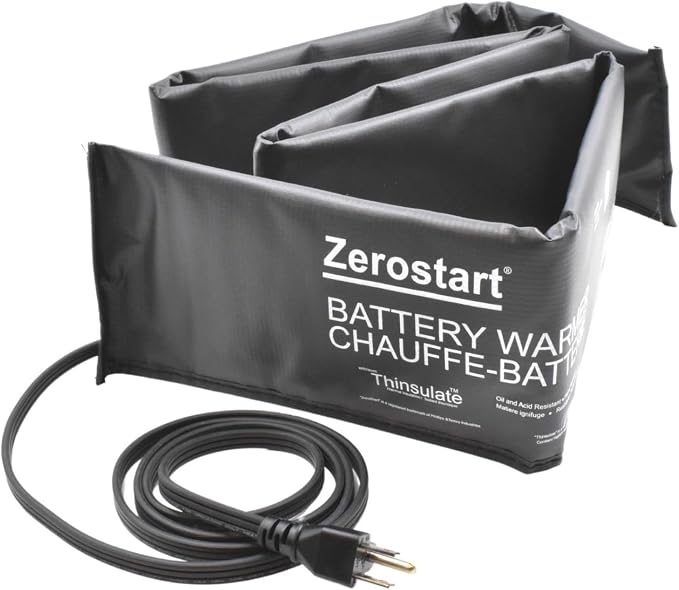 Zerostart 2800071 Electric Battery Blanket Battery Heater Wrap, 72-Inch | CSA Approved | 120 Volts | 160 Watts