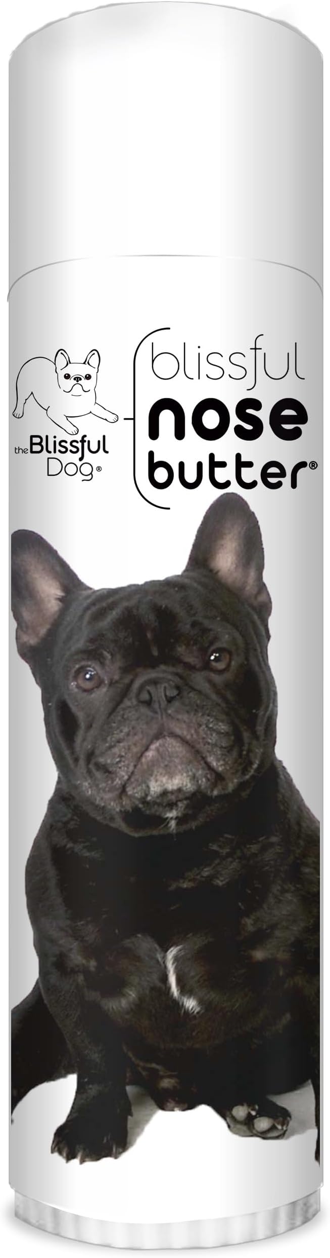French Bulldog Brindle Nose Butter, Versatile Dog Nose Balm for Dry Nose, Handcrafted Nose Moisturizer, Easy-to-Apply Dog Essentials, Unscented, 0.50 oz.