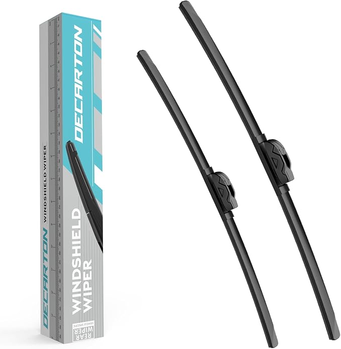 DCCARTON Front Wiper Blades Replacement for Nissan Frontier 2005-2025 | Windshield Wiper Blade Genuine Replacement 24"/18" (Set of 2)