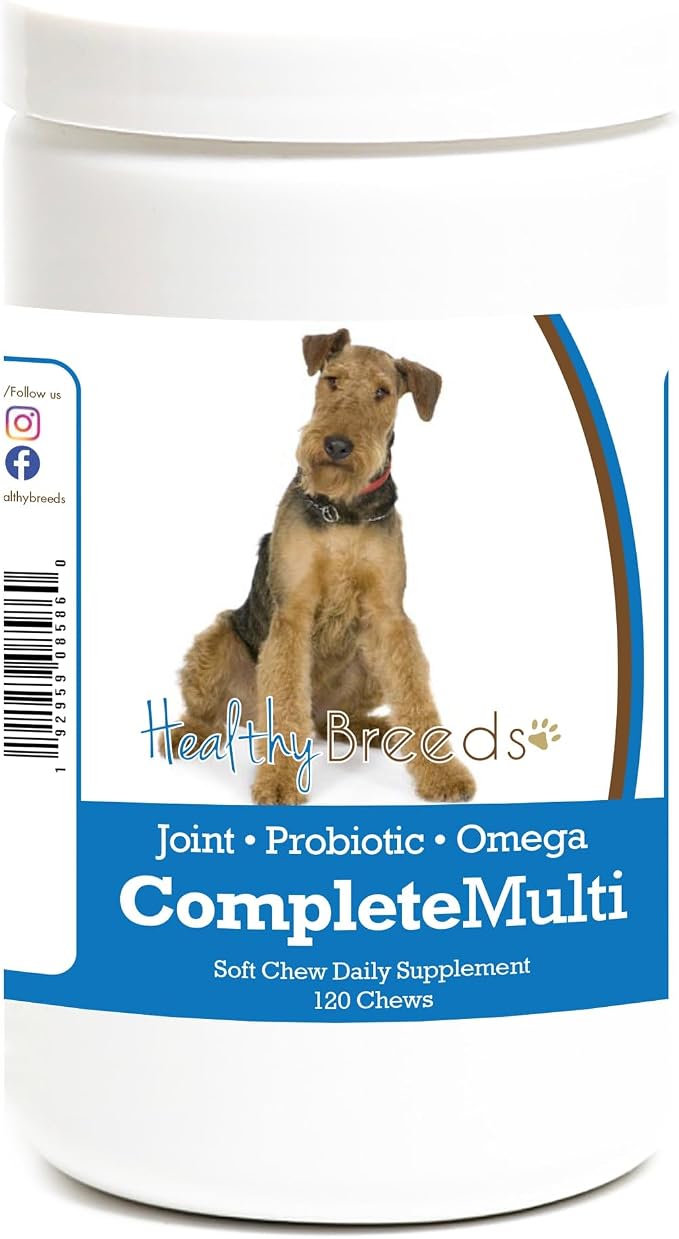 Airedale Terrier All in One Multivitamin Soft Chew 120 Count