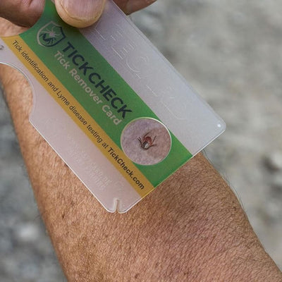 TickCheck Tick Remover Card - Wallet Sized Tick Removal Tool with Free Tick ID Card & Testing Information - for People, Dogs, Cats (1 Card)