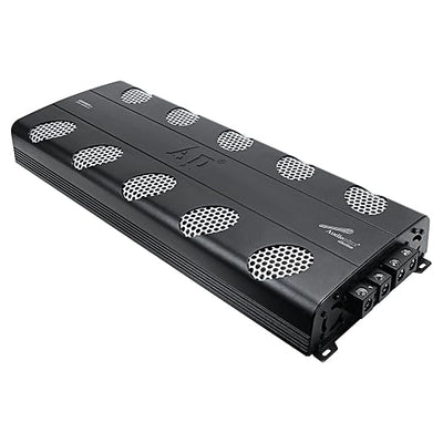 Audiopipe 12000 Watts Full Range Class D Mosfet Amplifier (APHF-12000D-H1), 4-Point Protection System, 1 Ohm, BTL Mode, Remote Bass Control Knob