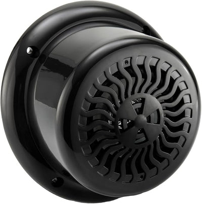 RecPro RV Flush Mount Speaker | Exterior 5.25" Black Wavy Blue LED | Waterproof (10 Pack)