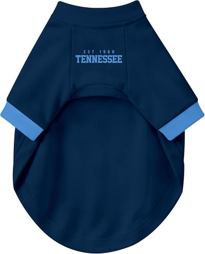 Tennessee Dog Clothes Jersey Style Personalized Pet T Shirt with Custom Name Number for Small Medium Large Dogs