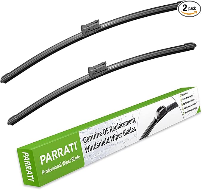 PARRATI® 26 Inch & 18 inch of High Performance Premium All-Season Automotive Replacement Windshield Wiper Blades for A3 A3 Quattro RS3 S3 VW Passat GTI,Easy DIY Install (Set of 2)