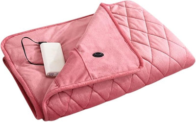 Heated Blanket Battery Operated,Portable USB Electric Throw,Soft Flannel Electric Blanket,Machine Washable Cozy Heated Throw for Home Travel Office and Car 29.5x47.2inch