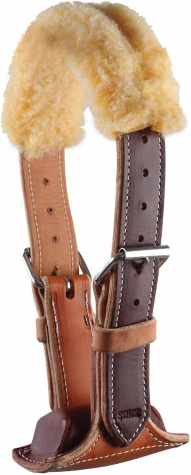 Professional's Choice The Dare Cribbing Control Collar | Durable Leather Cribbing Prevention for Horses | Fully Reversible Adjustable Fit with Removable Fleece