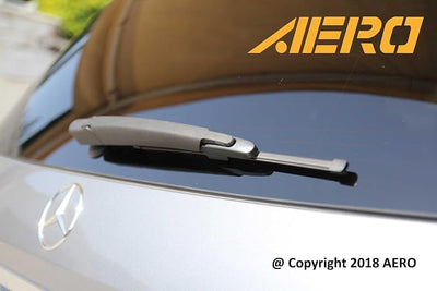 AERO 14" PTB/Push Button Rear Windshield Wiper Blade, All-Season OEM Repplacaemnt, Easy DIY Installation