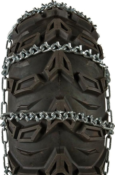 Suitable for ATV/UTV | Snow Tire Chains [Size C, Heavy-Duty, Anti-Slip] Compatible with 2010-2024 Models | Fits Tire Sizes 25x10-12 & 26x10-12,26x9-12 | Sold in Pairs