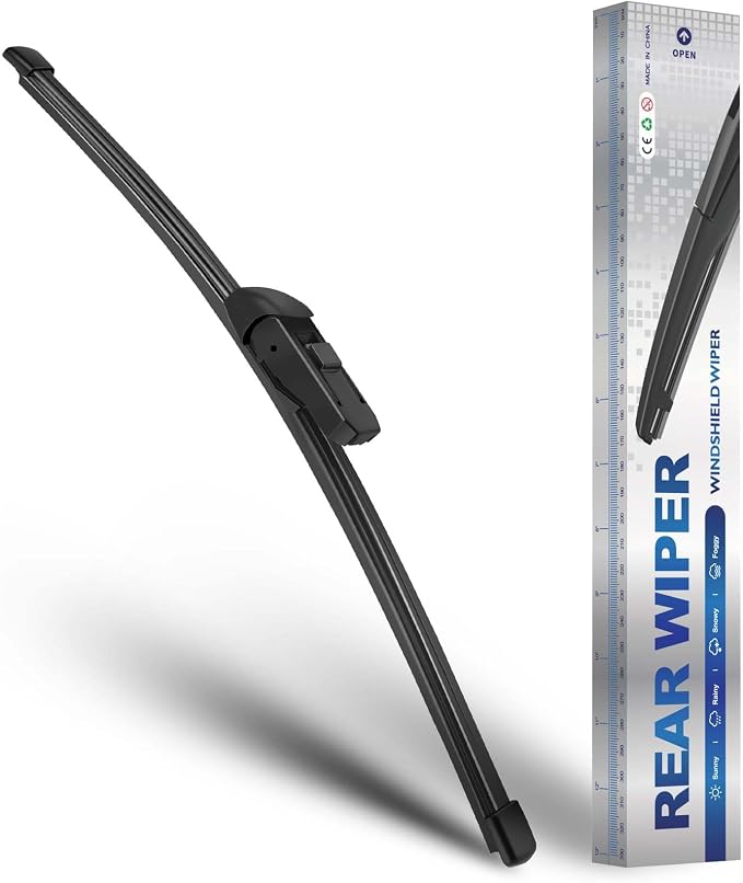 AJK 14 Inch Rear Wiper Blades for Hyundai Santa Fe 2024 2025 2026 | Streak-free OEM Back Windshield Wiper, All-Weather Performance, Window Wipers Automotive Replacement Assembly