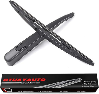 OTUAYAUTO Rear Windshield Wiper Set - Replacement for 2008-2012 Ford Escape, 2010-2018 Lincoln MKT, Mercury Mariner, Mazda Tribute 2008-2011 Back Wiper Arm and Blade Assembly OE:8L8Z17526-C