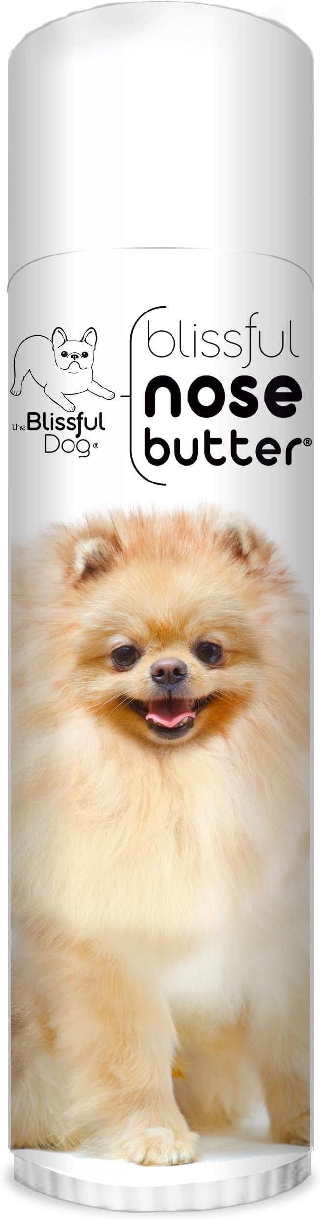 Pomeranian Nose Butter for Dry, Cracked Skin, Lick-Safe Dog Nose Balm with Moisturizing Shea Butter, Almond, Olive, and Essential Oils, Pet Supplies, Uncented, 0.50 oz.