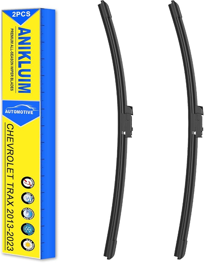 ANIKLUIM® Windshield Wiper Blades for Chevy Trax 2013-2023（2 PACK) | 26'' + 14'' Wipers,Quiet Streak-Free Wiping, Clear Safe View in Rain or Snow, Durable Coated Rubber, Easy Installation