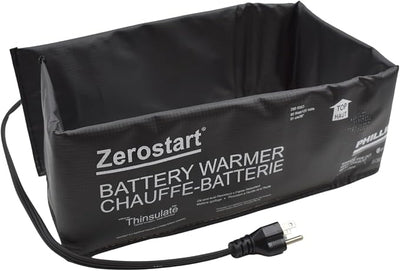 Zerostart 2800063 Electric Battery Blanket Battery Heater Wrap, 36-Inch | CSA Approved | 120 Volts | 80 Watts, Black