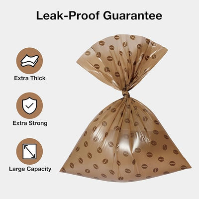 VETRESKA Dog Poop Bags, Coffee Scented Waste Bags, Leak Proof, Extra Thick and Large Dog Pet Bags for Dogs and Cats - 300 Count (20 Refill Rolls)