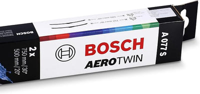 BOSCH 3397014077 AeroTwin Wiper Blade Combo Pack - Set of 2 (30" & 20") | Driver and Passenger Side Original Equipment Replacement Blades