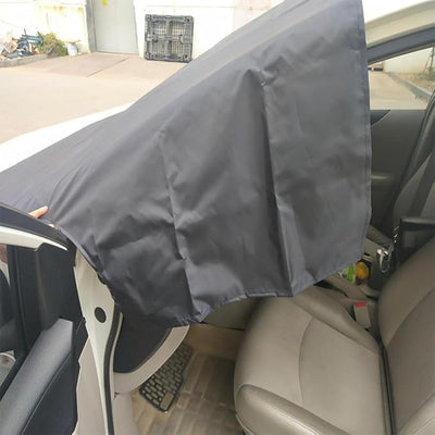 GANAZONO Car Magnetic Windshield Snow Cover Frost and Ice Protector with Wear-Resistant Polyester Material for Outdoor Vehicle Protection and Four Seasons Use