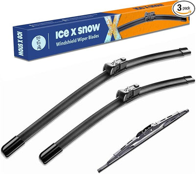 3 Wipers 24"/17"/13" Windshield Wiper Blades Replacement for GMC Terrain Chevy Equinox 2017 2016 2015 2014 2013 2012 2011 2010 OEM Quality Windshield Wiper Blades
