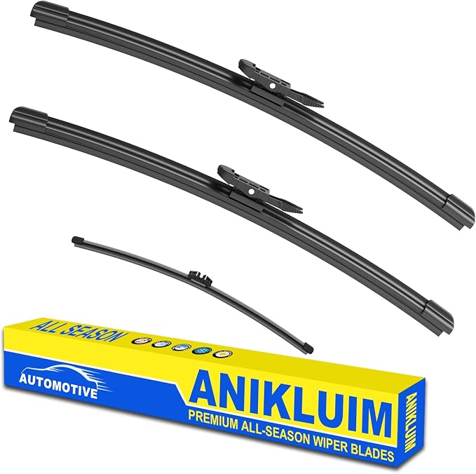 ANIKLUIM® 26"+22" Wiper Blades with 11" Rear Wiper Blade Set Replacement for 2011-2023 Explorer Windshield Wipers Original Factory Quality (Pack of 3)