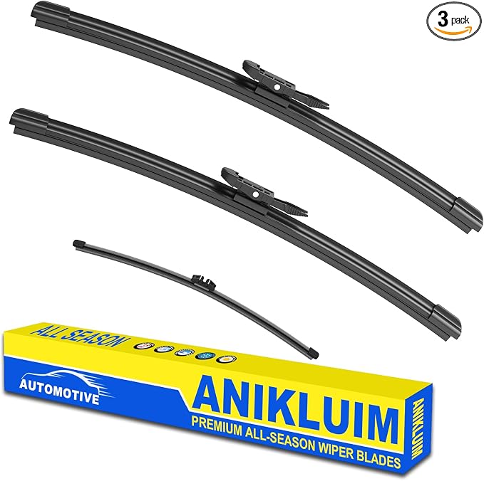 ANIKLUIM® 24"+ 20" Wiper Blades with 11" Rear Wiper Blade Set Replacement for 2020-2023 Ford Escape Windshield Wipers Original Factory Quality (Pack of 3)