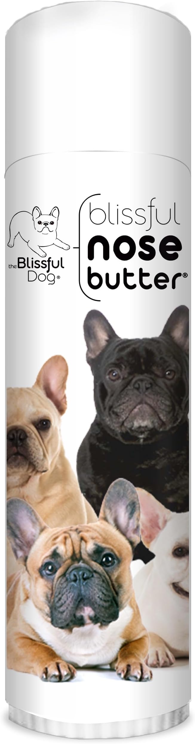 French Bulldog Nose Butter, Versatile Dog Nose Balm for Dry Nose, Handcrafted Nose Moisturizer, Easy-to-Apply Dog Essentials, Unscented, 0.50 oz.