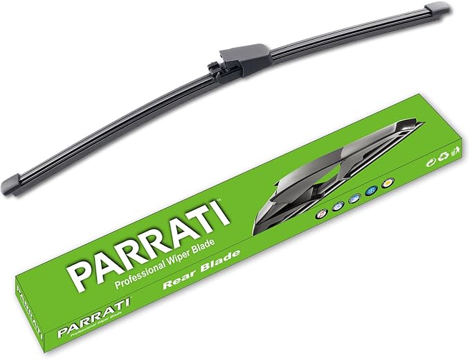 PARRATI® 13 Inch Rear Wiper Blade Replacement for 2010-2014 VW Golf 2009-2015 Tiguan 2009-2014 Jetta 2006-2009 Rabbit/2004-2010 Touareg,All-Season Windshield Wiper(13-V)