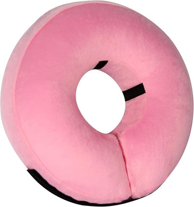 Inflatable Dog Cone Collar-Soft Protective Cone for Dogs After Surgery,Dog Donut Collar for Large Medium Small Dogs and Cats (Pink,Large)