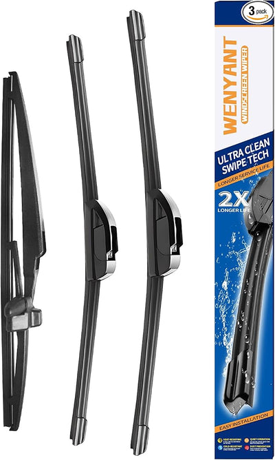 22"/21"/14" Windshield Wipers Compatible with Honda Pilot 2009 2010 2011 2012 2013 2014 2015 Front and Rear Wiper Blades for My Car Automotive Replacement (Set of 3)