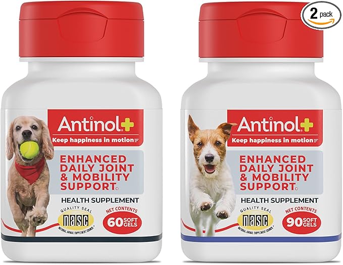 Mobility, Hip, and Joint Supplement for Dogs, Green-Lipped Mussels and Krill Oil - Dog Joint Supplement, Better and Faster Than Glucosamine and Chondroitin, 150 Soft Gels