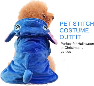Dog Costume, Gimilife Dog Hoodie, Dogs Halloween Costume Pet Xmas Pajamas Outfit, Pet Coat Cartoon Costumes for Small Medium Large Dogs and Cats for Halloween Christmas and Winter - L