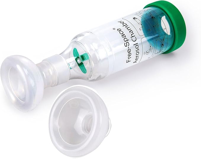 free-space Dog Inhaler Spacer,Specifically Designed for Dogs,with Round Shape Silicone Mask,Dog Aerosol Chamber Include 2 Mask for Best Fit(for Dog)