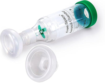 free-space Dog Inhaler Spacer,Specifically Designed for Dogs,with Round Shape Silicone Mask,Dog Aerosol Chamber Include 2 Mask for Best Fit(for Dog)
