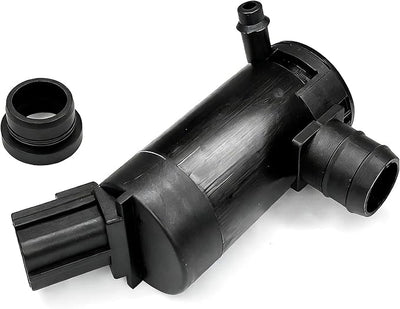 Windshield Washer Pump with Rubber Grommet, Replacement Windshield Washer Pumps Wiper Pump, Compatible with Ford Lincoln Mazda Mercury, OEM# 89017059,173686, F7C617664AB WG-315, 8C3417664AA