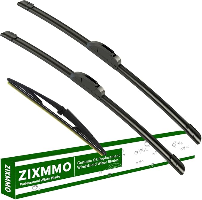 3 wiper blades Replacement for 2005-2010 Grand Cherokee windshield wipers | Replacement Original Equipment,Premium All-Seasons Front & Rear,21"+21"+14"(Set of 3) J HOOK
