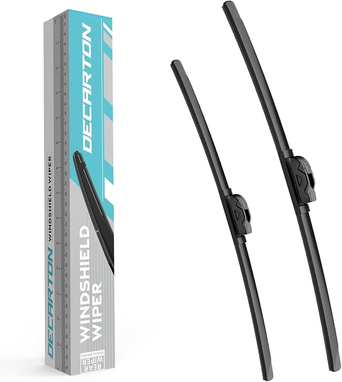Windshield wiper blades for GMC Sierra 2019-2022 | Replacement for all-season front wiper blades (Fit for U/J Hook Wiper Arms)