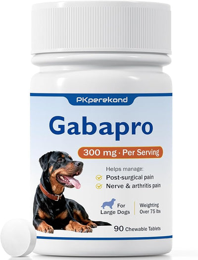 for Large Dogs, 300mg, Hip and Joint Support, Arthritis Comfort for Senior Dogs, Over 75 lbs, 90 Tablets