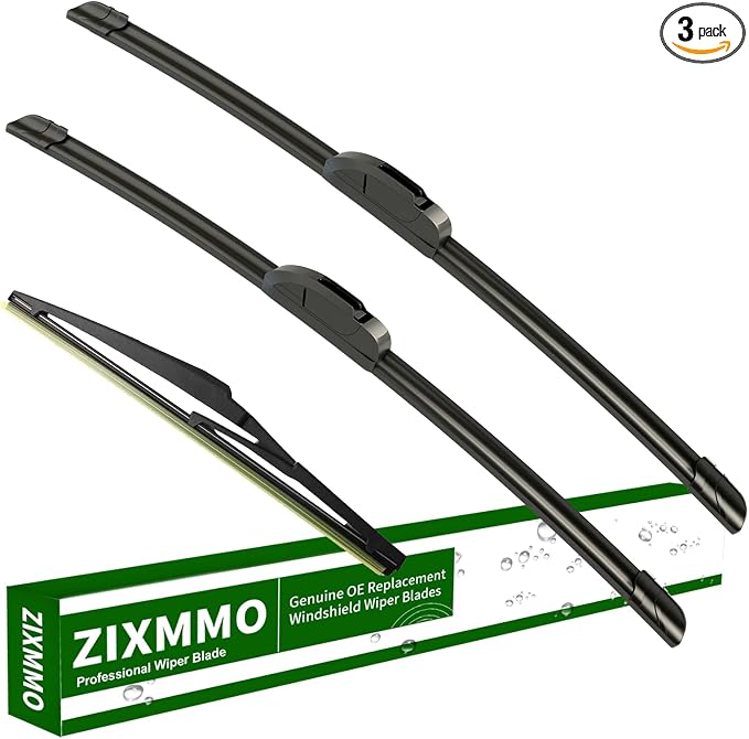 3 windshield wiper blades Replacement for 2011-2015 Sorento,2010-2019 Soul | Replacement Original Equipment,Premium All-Seasons,Front & Rear wipers,24"+20"+11"(Set of 3) J HOOK
