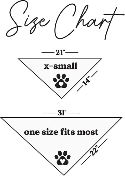Will You Marry Me? Dog Bandana | 100% Cotton Triangle | Made in USA | Wedding Photo Prop | Bridal Shower | Engagement Announcement | White, X-Small (614)