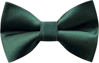 Detachable Dog Bow Tie, Slide-On Pet Bowtie for Collars, Stylish Durable Dog Lover Accessory Small, Medium & Large Dogs (Emerald Green, Medium (4in Wide))
