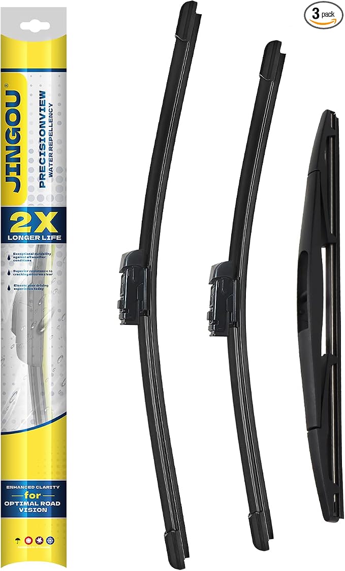 3 Wiper Blades Sets,Compatible with Subaru Outback 2020-2024,Automotive Replacement Windshield Wiper Blade - 26"/18"/16" (Set of 3) Top Lock