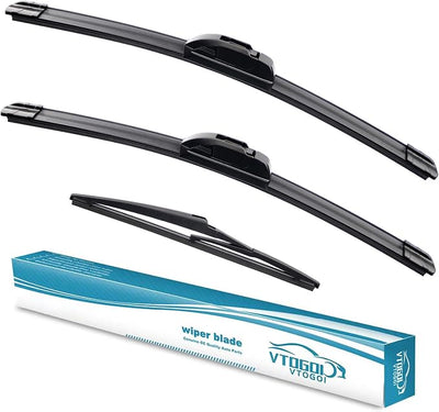OEM Windshield Wiper Blades Replacement for Jeep Grand Cherokee 2014 2015 2016 2017 2018 2019 2020 2021, All Weather Original Factory Quality Front & Rear Wipers Set 22"+21"+11" (Pack of 3)