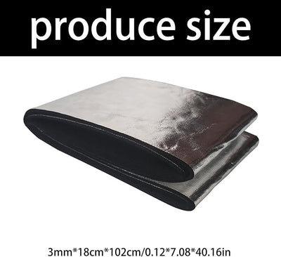 Car Battery Thermal Insulation Cover Flame Aluminum Blanket for All Vehicles Extreme Temperature Battery Cover