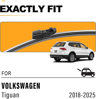 AUTOBOO 15 Inch Rear Wiper Blade Replacement for VW Tiguan 2018 2019 2020 2021 2022 2023 2024 2025-BACK Windshield Wiper Blade -Original Factory Quality (Pack of 1)
