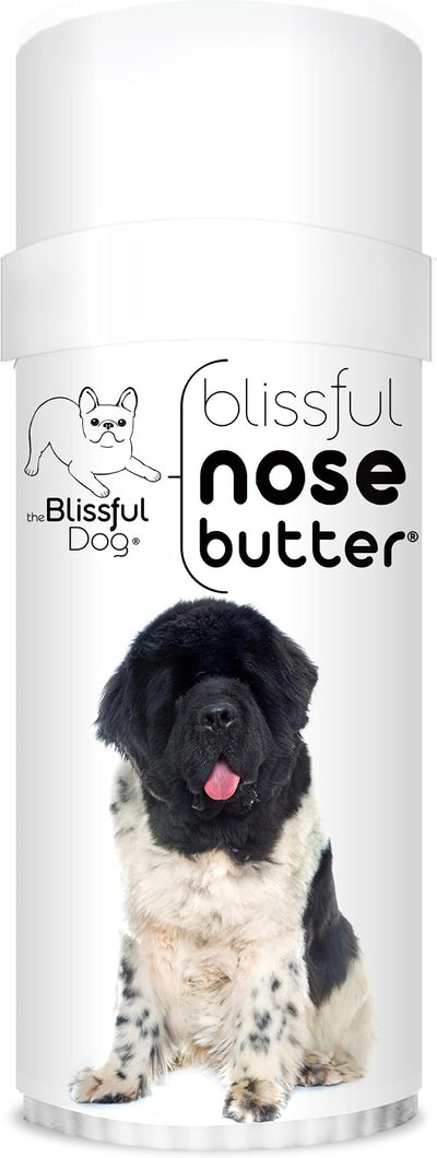 The Blissful Dog Landseer Newfoundland Nose Butter, Versatile Dog Nose Balm for Dry Nose, Handcrafted Nose Moisturizer, Easy-to-Apply Dog Essentials, Unscented, 2 oz.