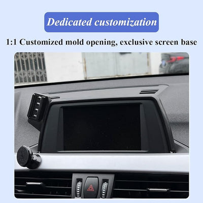 Car Phone Holder for BMW X1/X2 Auto Accessories [Only for 2016-2019 X1/X2 6.5-inch Screen] [XX No Fit 8.8-inch Screen XX] [Auto Lock Hands Free Cell Phone Mount Car fits for iPhone & All Smartphones]