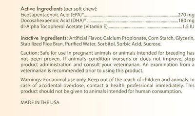 Healthy Breeds Border Terrier Omega HP Fatty Acid Skin and Coat Support Soft Chews 60 Count